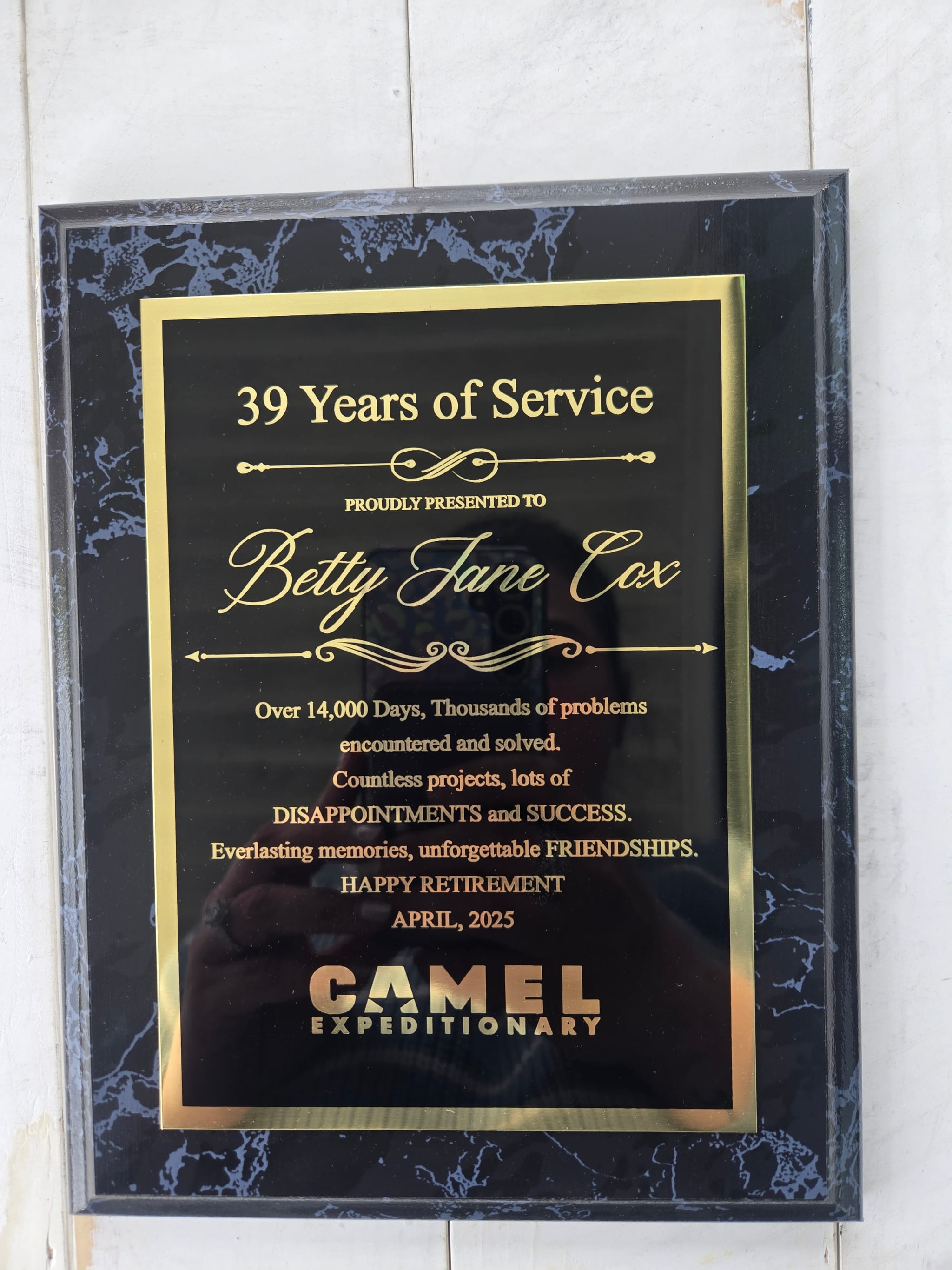 Commemorative Plaques